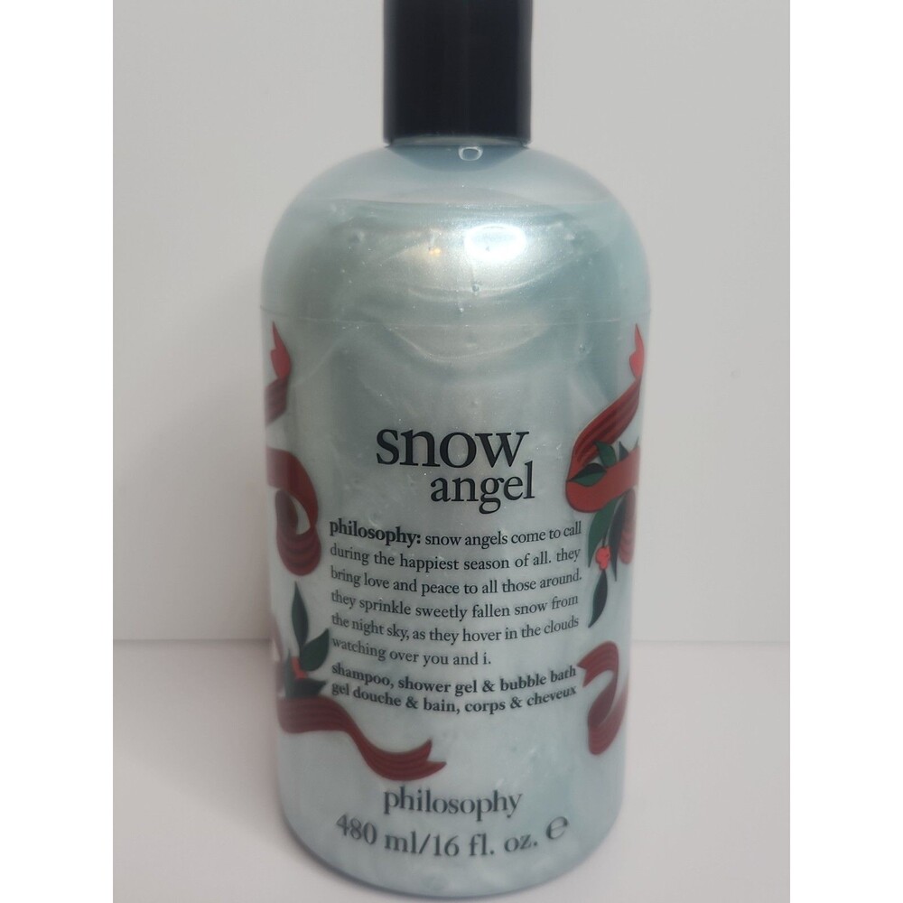 Philosophy Snow Angel Shampoo Bubble Bath Shower Gel SEALED 16 oz